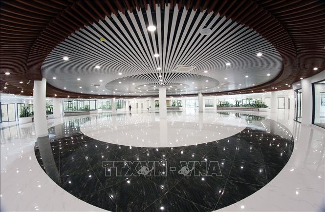 Photo: The first floor is 2,750m2 wide, comprising a rest space, a souvenir sales service area, a tourism information area for visitors and a public toilet. VNA Photo: Trần Lê Lâm