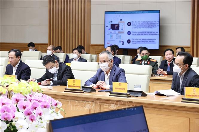 Trong ảnh: Đại diện các bộ, ngành và thành viên Tổ công tác Đề án tham dự hội nghị. Ảnh: Dương Giang-TTXVN