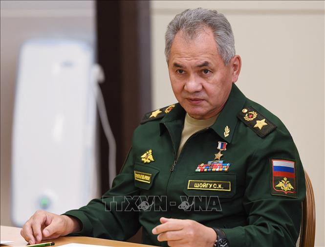 Trong ảnh: Bộ trưởng Quốc phòng Nga Sergei Shoigu tại cuộc họp ở Sochi, Nga. Ảnh: AFP/TTXVN
