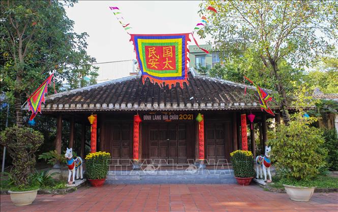 Trong ảnh: Đình và Nhà thờ Chư phái tộc Hải Châu được công nhận là di tích lịch sử cấp quốc gia vào tháng 7/2001. Ảnh: Trần Lê Lâm - TTXVN