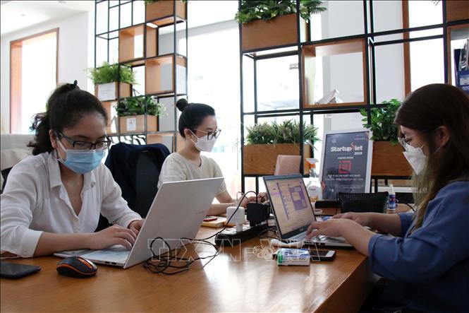 Trong ảnh: Saigon Innovation Hub là không gian làm việc chung của nhiều startup tại Thành phố Hồ Chí Minh trong những năm qua. Ảnh: Tiến Lực – TTXVN