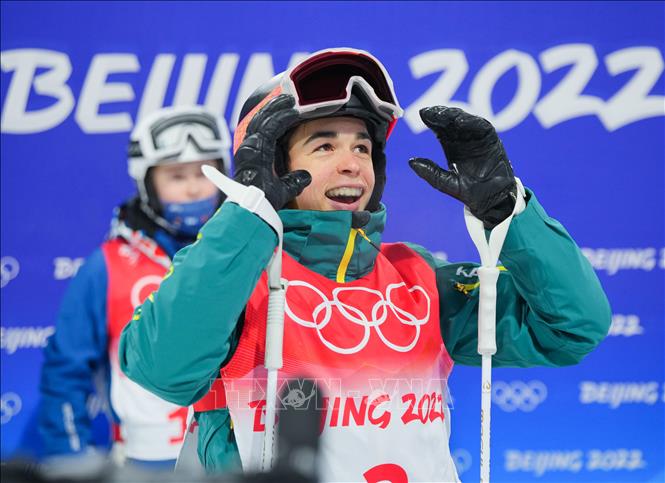 Trong ảnh: VĐV Jakara Anthony của Australia giành HCV nội dung trượt tuyết tự do nữ tại Olympic mùa Đông Bắc Kinh 2022, ngày 6/2/2022. Ảnh: THX/TTXVN