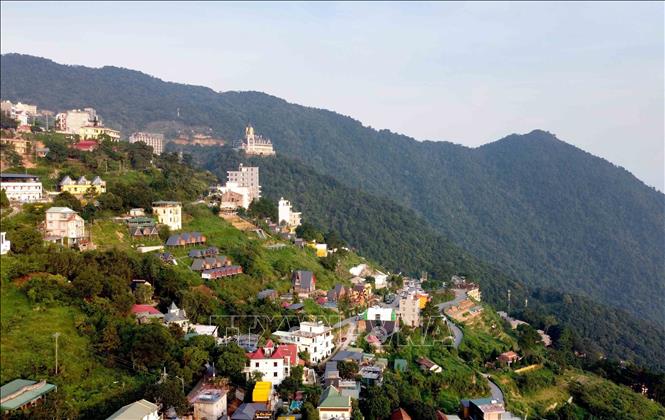 Photo: A corner of Tan Dao tourism site. VNA Photo: Hoàng Hùng