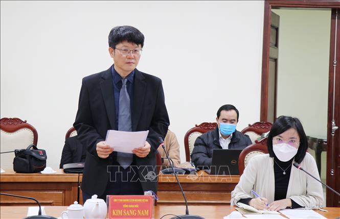 Trong ảnh: Tổng giám đốc SEMV phát biểu  tại buổi trao giấy chứng nhận đăng ký đầu tư mở rộng sản xuất. Ảnh: Hoàng Nguyên - TTXVN