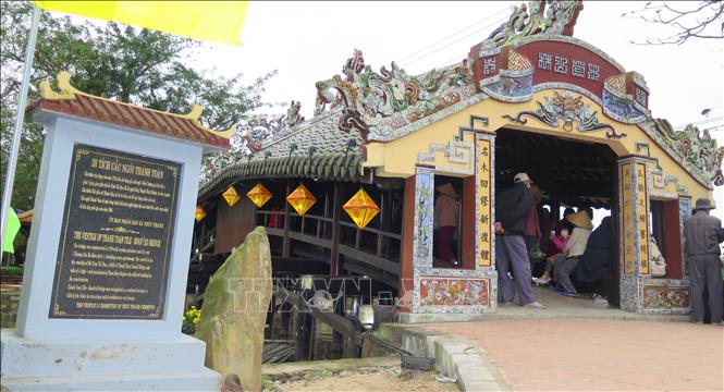  Trong ảnh: Cầu ngói Thanh Toàn thuộc xã Thủy Thanh, thị xã Hương Thủy (Thừa Thiên - Huế). Ảnh: Tường Vi - TTXVN