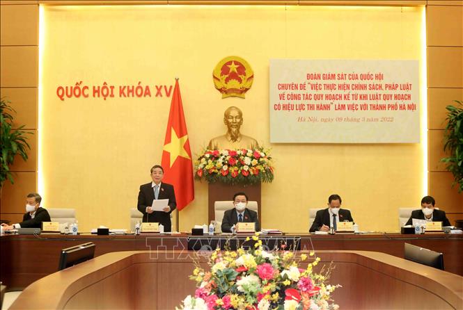 Trong ảnh: Phó Chủ tịch Quốc hội Nguyễn Đức Hải phát biểu. Ảnh: An Đăng - TTXVN