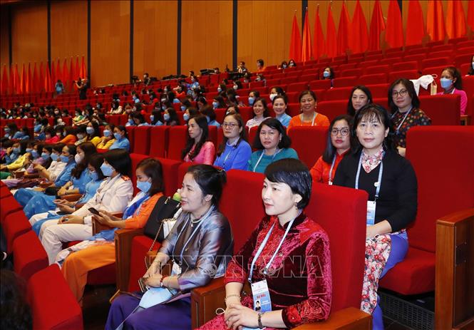 Photo: Delegates from the Central Highlands province of Lam Dong at the closing session. VNA Photo