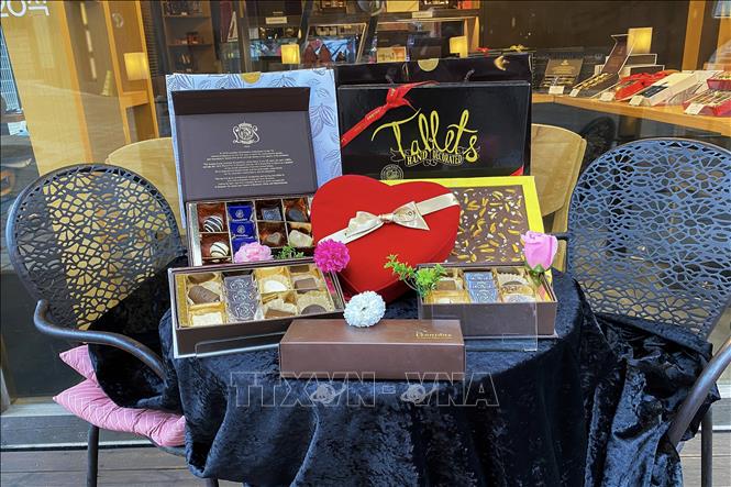 Sô-cô-la Trắng là món quà được nhiều người lựa chọn trong ngày Lễ tình nhân Trắng ở Hàn Quốc. Ảnh: Anh Nguyên - PV TTXVN tại Hàn Quốc
