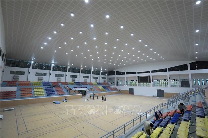 Photo: Soc Son Competition Hall is venue for Vovinam martial arts competitions. VNA Photo
