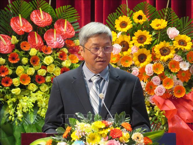 PGS.TS Nguyễn Trường Sơn, Thứ trưởng Bộ Y tế phát biểu tại buổi lễ. Ảnh: Ánh Tuyết - TTXVN
