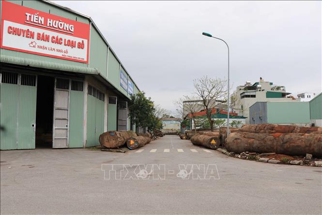 Khu đất liên quan đến vụ việc sai phạm trên tại phường Đồng Nguyên, thành phố Từ Sơn, tỉnh Bắc Ninh. Ảnh: Thái Hùng- TTXVN