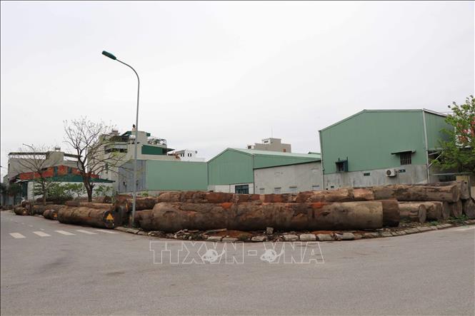 Khu đất liên quan đến vụ việc sai phạm trên tại phường Đồng Nguyên, thành phố Từ Sơn, tỉnh Bắc Ninh. Ảnh: Thái Hùng- TTXVN