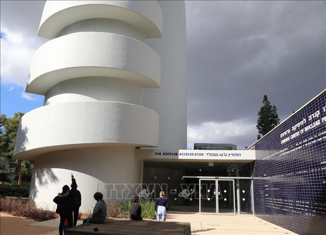 Trung tâm nghiên cứu Hàng không vũ trụ thuộc Viện Khoa học Weizmann. Ảnh: Cao Văn Ứng - P/v TTXVN tại Israel