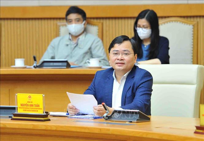 Trong ảnh: Bí thư thứ Nhất Trung ương Đoàn Nguyễn Anh Tuấn phát biểu. Ảnh: Minh Đức – TTXVN