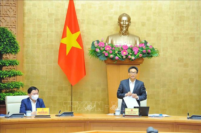 Trong ảnh: Phó Thủ tướng Vũ Đức Đam phát biểu. Ảnh: Minh Đức – TTXVN