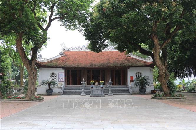 Trong ảnh: Đền thờ Cao Lỗ Vương, huyện Gia Bình, tỉnh Bắc Ninh. Ảnh: Thanh Thương- TTXVN