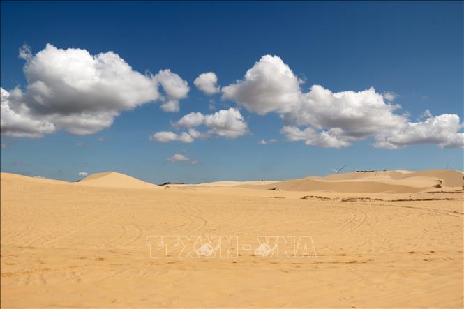 Photo: Bau Trang sand dunes in Bac Binh district are dubbed as a sub-Sahara desert. VNA Photo: Nguyễn Thanh