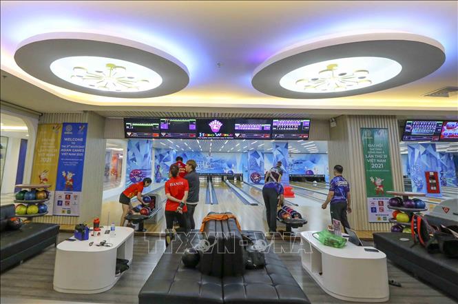 Sàn bowling Hero World sẵn sàng phục vụ SEA Games 31. Ảnh: Tuấn Đức - TTXVN