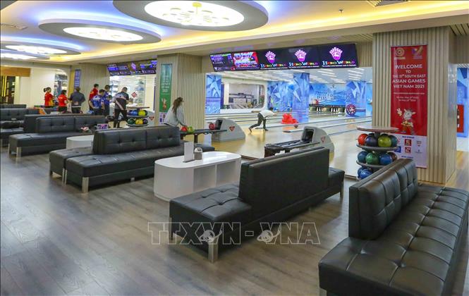 Cơ sở vật chất của Sàn bowling Hero World còn rất mới và khang trang. Ảnh: Tuấn Đức - TTXVN