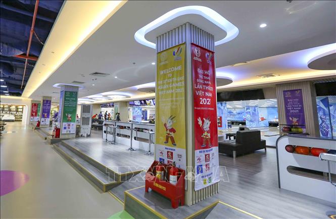 Sàn bowling Hero World sẵn sàng phục vụ SEA Games 31. Ảnh: Tuấn Đức - TTXVN