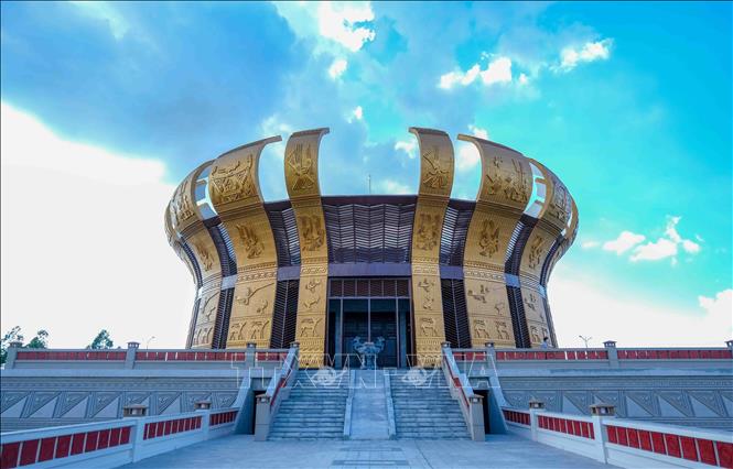 The main temple of the Hung Kings Temple in Can Tho. VNA Photo: Thanh Liêm