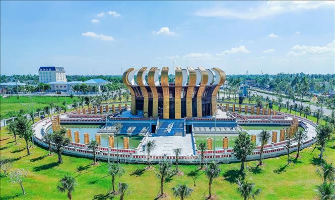 An overview of the Hung Kings Temple in Can Tho . VNA Photo: Thanh Liêm