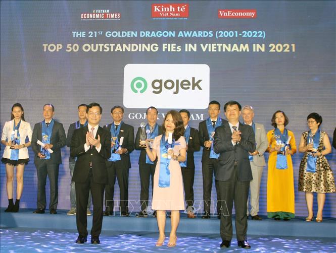 Photo: Businesses in digital technology and digital services are honoured. VNA Photo: Mỹ Phương 