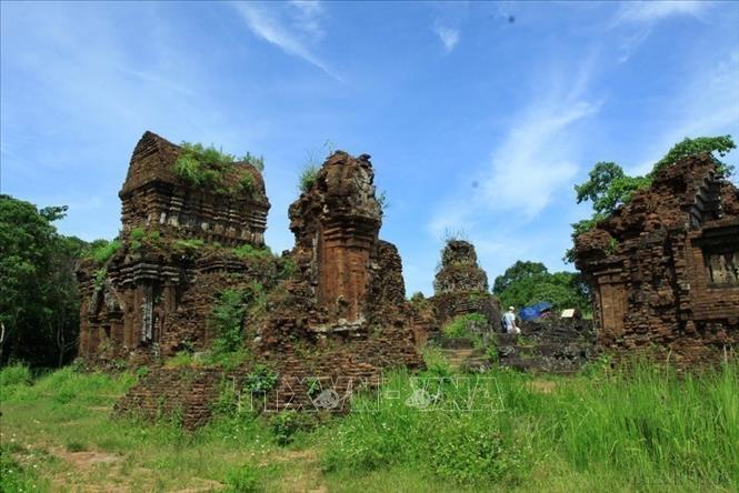 Photo: The sanctuary comprises eight groups of 71 monuments built throughout the 7th to 13th centuries. VNA Photo