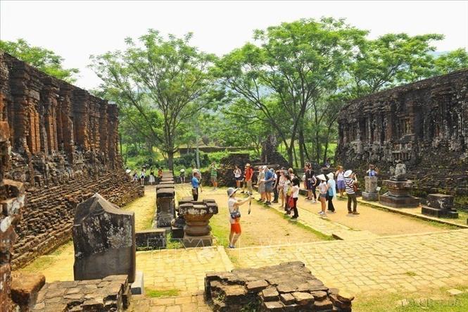 Photo: The UNESCO-recognised My Son Sanctuary is a famous tourist attraction in Vietnam. VNA Photo