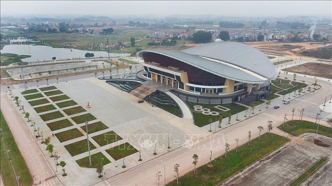 Photo: The Bac Giang Gymnasium hosts SEA Games 31 badminton matches. VNA Photo: Danh Lam