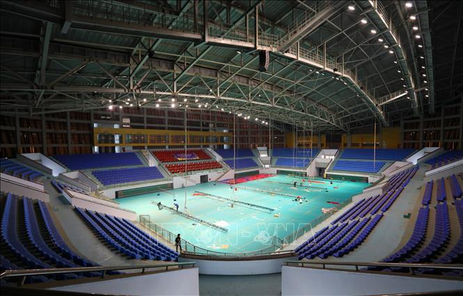 Photo: The Bac Giang Gymnasium accommodates 4,500 seats. VNA Photo: Danh Lam