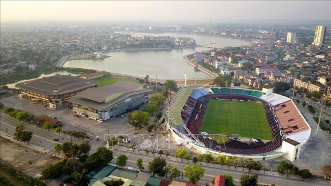 Photo: The whole view of Phu Tho province's sports complex, including the Viet Tri Stadium. VNA Photo: Trung Kiên 