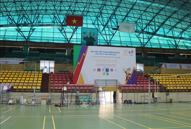 Sân thi đấu đã sẵn sàng cho SEA Games 31. Ảnh: Thanh Thương - TTXVN