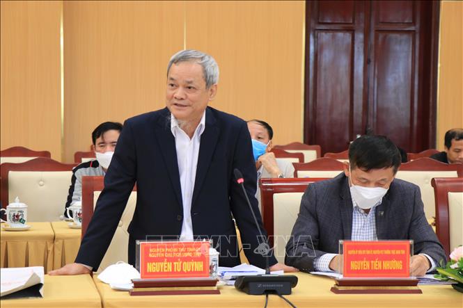 Trong ảnh: Nguyên Chủ tịch UBND tỉnh Bắc Ninh Nguyễn Tử Quỳnh phát biểu tại Hội thảo. Ảnh: Đinh Văn Nhiều- TTXVN