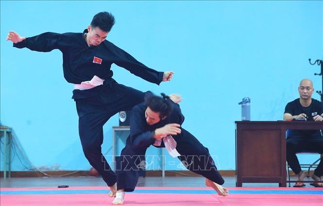 Trong ảnh: Có 2 loại Silat là Pencak Silat và Silat Seni (biểu diễn). Ảnh: Tuấn Anh - TTXVN
