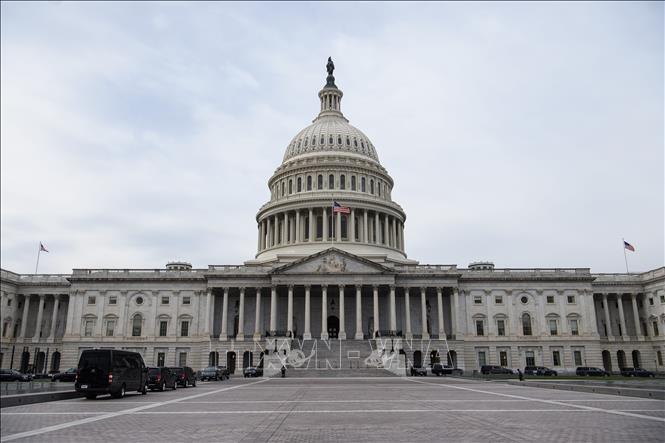 Trong ảnh: Tòa nhà Quốc hội  Mỹ ở thủ đô Washington DC. Ảnh: AFP/TTXVN