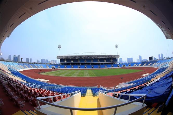 Photo: Upgrading work at My Dinh Stadium has completed by 95 percent. VNA Photo: Phan Tuấn Anh