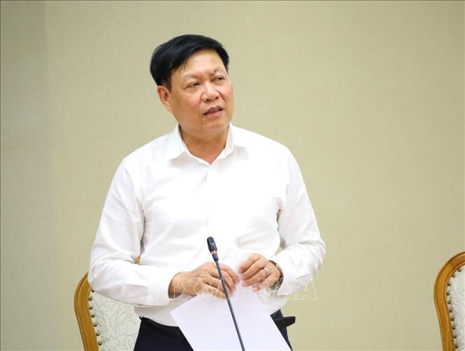 Thứ trưởng Bộ Y tế Đỗ Xuân Tuyên phát biểu. Ảnh: Văn Điệp - TTXVN
