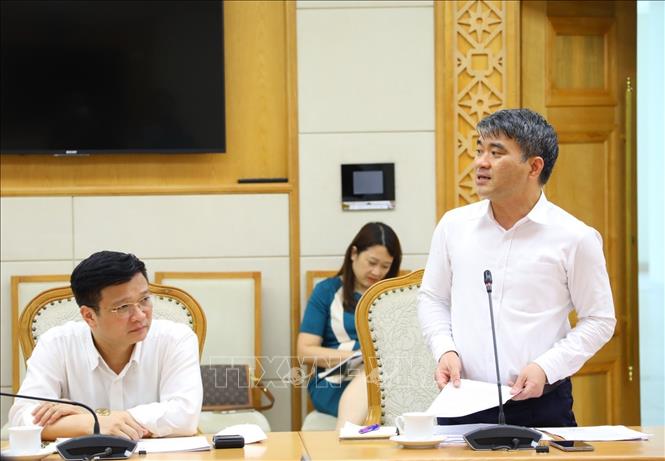 Đại diện Bộ Tư pháp phát biểu. Ảnh: Văn Điệp - TTXVN