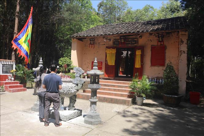 Trong ảnh: Đền thờ An Biên tướng quân Hoàng Lục. Ảnh: Chu Hiệu-TTXVN