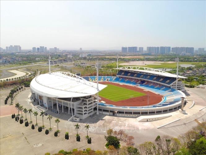My Dinh Stadium in Hanoi, the venue of SEA Games 31’s opening ceremony. VNA Photo
