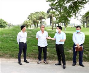 Lãnh đạo UBND tỉnh Vĩnh Phúc kiểm tra các công trình phục vụ SEA Games 31