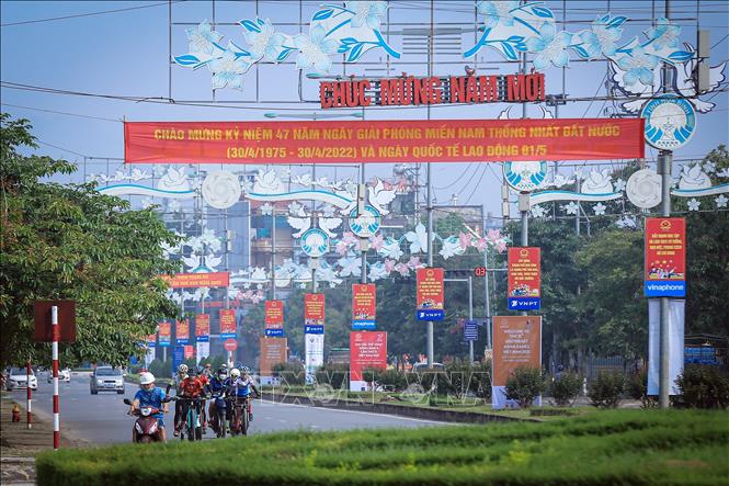 Trong ảnh: Các vđv trong Đội tuyển xe đạp Việt Nam tập luyện tại thành phố Hoà Bình. Ảnh: Trọng Đạt - TTXVN