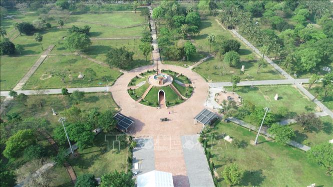 Di tích lịch sử quốc gia đặc biệt Thành cổ Quảng Trị nhìn từ trên cao. Ảnh: Thanh Thủy-TTXVN