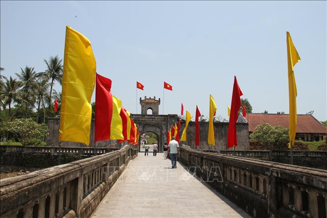 Cổng Di tích lịch sử quốc gia đặc biệt Thành cổ Quảng Trị- Ảnh: Thanh Thủy-TTXVN
