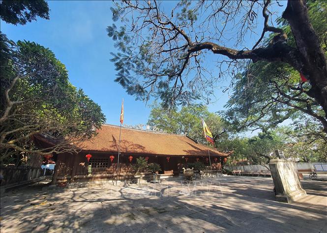 Trong ảnh: Di tích lịch sử Đình chợ Vân, nơi diễn ra các cuộc mít tinh tuyên truyền cách mạng vào tháng 3/1945 với sự tham gia của nhiều đồng chí lãnh đạo Trung ương. Ảnh: Danh Lam-TTXVN