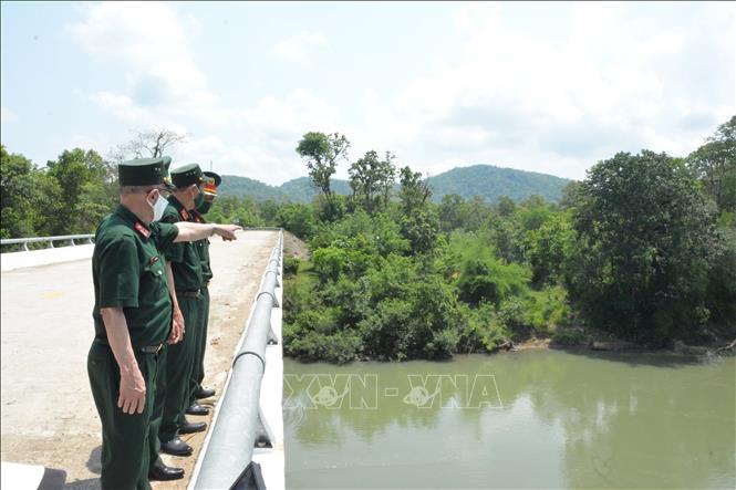 Khu vực ngầm để xe tăng vượt sông Sêrêpốk từ miền Bắc vào chiến trường miền Nam. Ảnh: Tuấn Anh – TTXVN