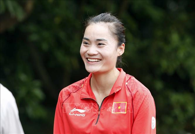 Lan is chosen as cauldron lighter at the SEA Games 31 opening ceremony. VNA Photo: Trần Việt 