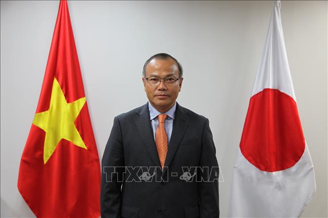 Trong ảnh: Đại sứ Việt Nam tại Nhật Bản Vũ Hồng Nam. Ảnh: Đào Thanh Tùng - Phóng viên TTXVN tại Tokyo