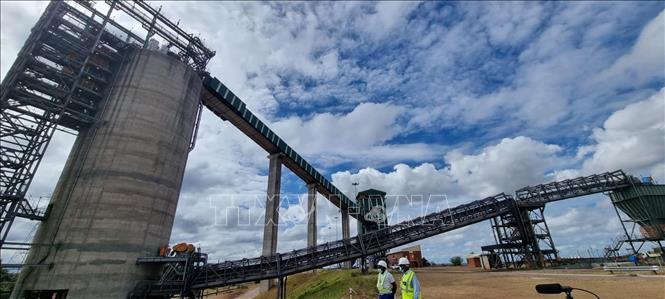Dây chuyền chế biến than của tập đoàn Exxaro, tại Limpopo, Nam Phi. Ảnh: Hồng Minh-TTXVN